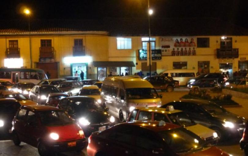 Author: Reportero Tráfico en el centro histórico de Cusco