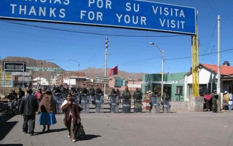Bolivia cierra frontera con Perú y se paraliza comercio binacional Peru y Bolivia