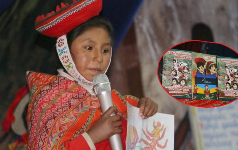 Niños de Ollantaytambo presentan libro en quechua sobre sus vivencias Texto de los pequeños escolares de la comunidad campesina de Huilloc, en Cusco, plasmaron sus vivencias y tradiciones