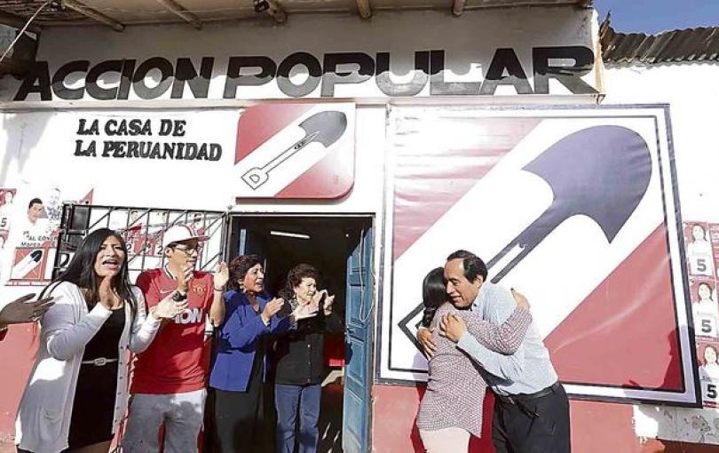 Según la ONPE, Acción Popular será uno de los partidos que tendrá una curul en Cusco