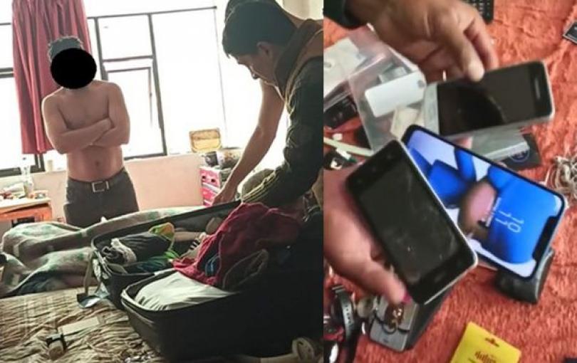 En hospedaje intervienen a 16 extranjeros, tenían celulares y billeteras de procedencia dudosa Algunos extranjeros estaban indocumentados.
