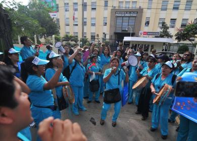 Enfermeras del Ministerio de Salud paralizarán en medio del aumento de caso de Coronavirus. 